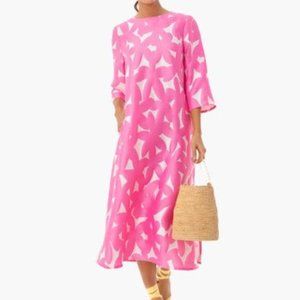 ISO Tuckernuck Pink Floral Jamie Dress L XL